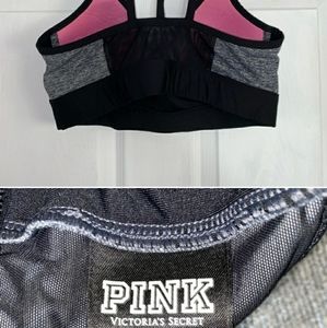 Pink Victoria secret ultimate push up sports bra